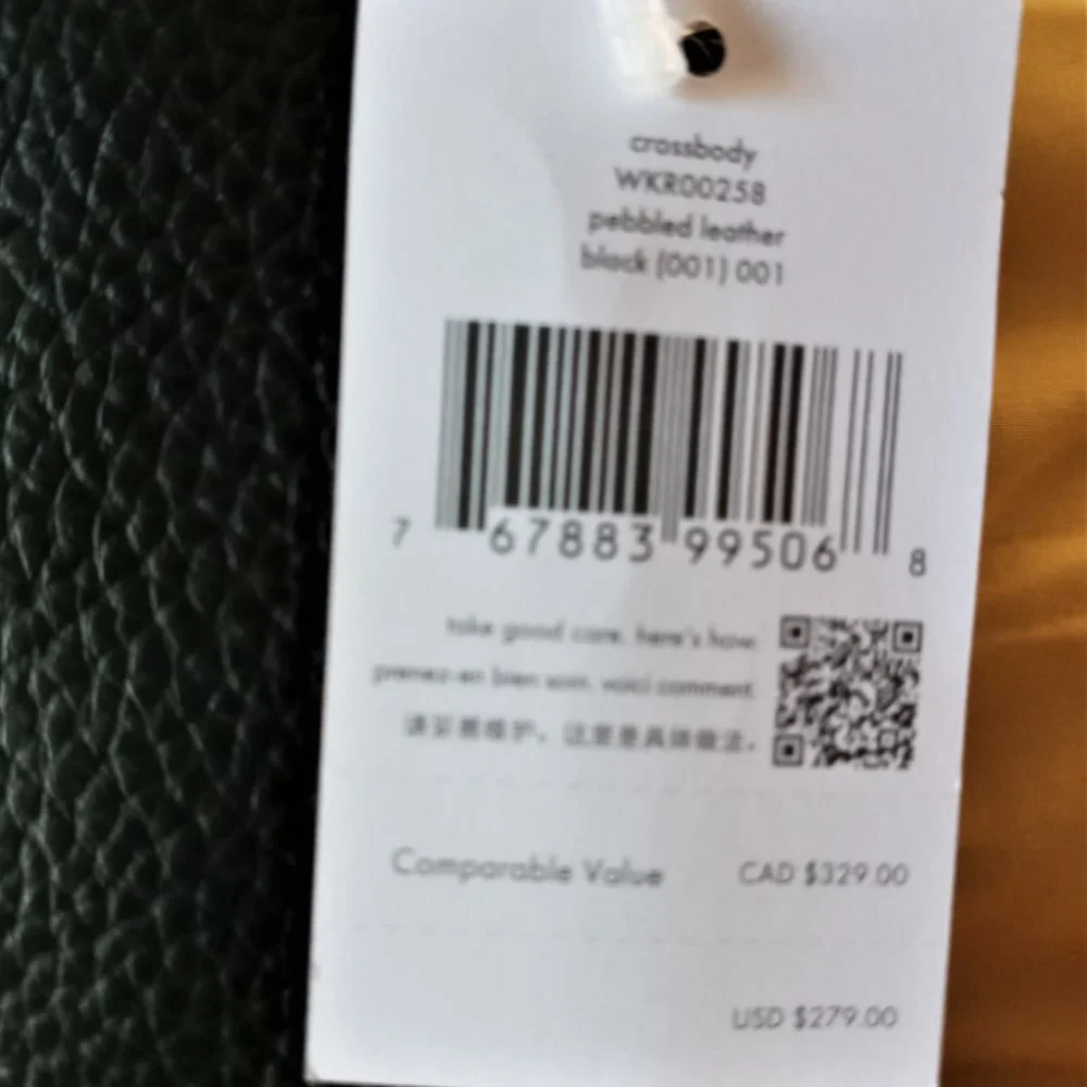 SOLD *LAST CHANCE* New Kate Spade Monica Black Pebbled Leather Crossbody Bag - Picture 5 of 5